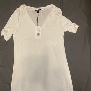 Universal Standard White Foundation V-Neck Tee